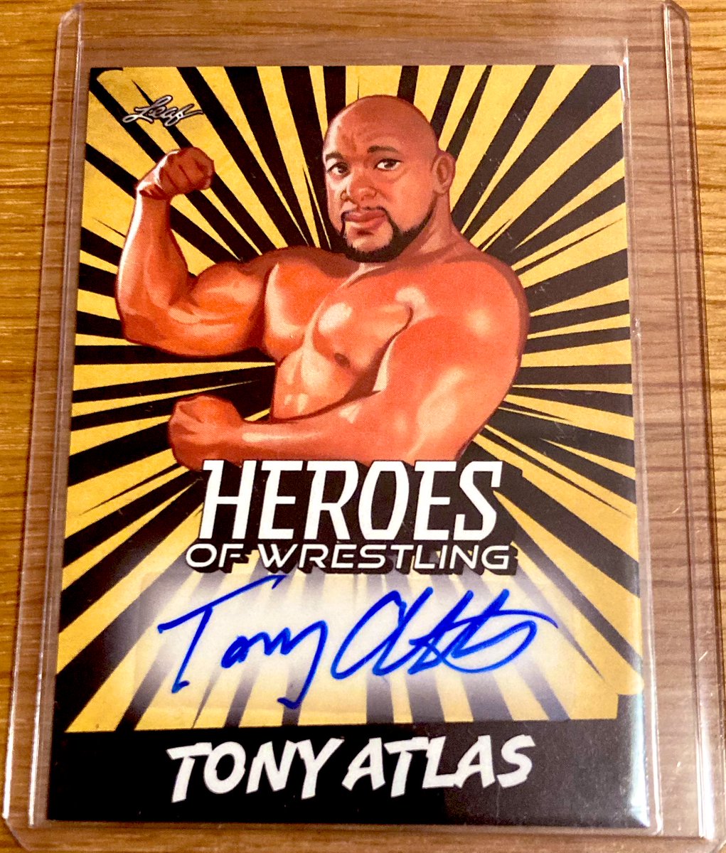 Leaf Heroes of Wrestling 2023 ✍️ 'Mr. USA' Tony Atlas 
#TonyAtlas
#LeafHeroesOfWrestling