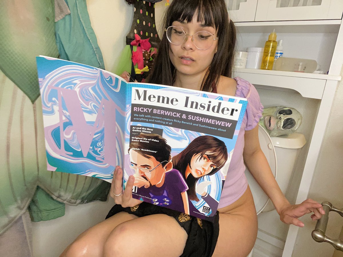 I can't stop reading this magazine…