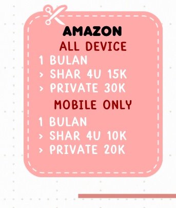 Mari kakak amazon prime video nya langsung copas saja wa.me/6288296979421