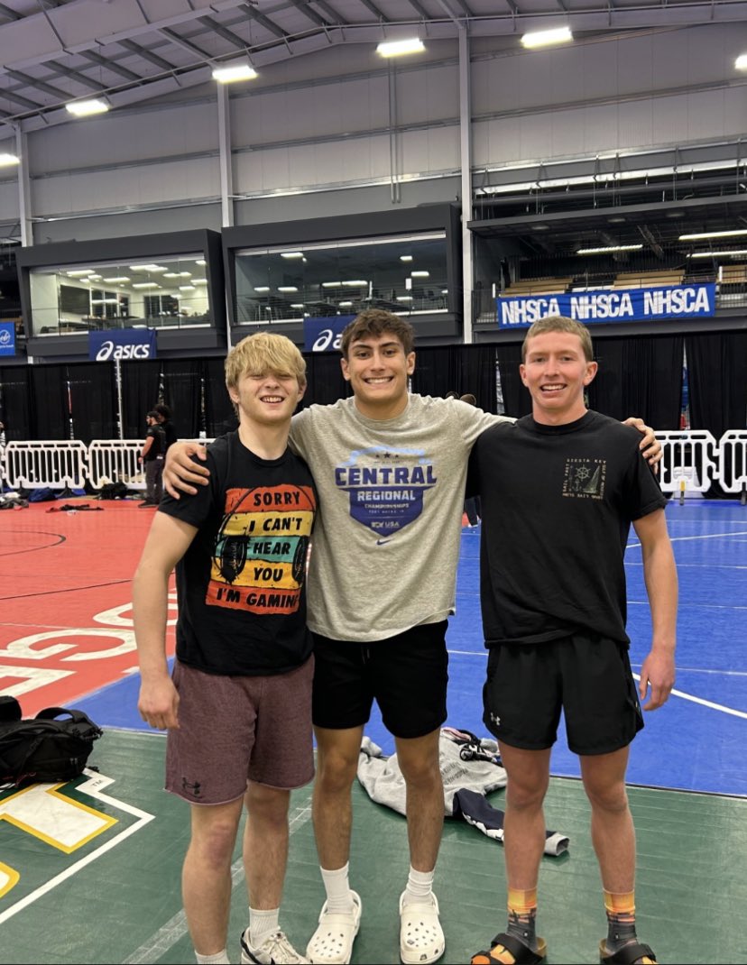 Some Royals at NHSCA National Duals at Virginia Beach! Get after it, fellas!