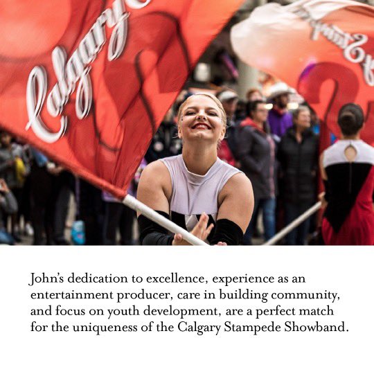 ShowbandCS's tweet photo. Introducing… 🥁📣🥁📣

John Meehan as the next Director of the Calgary Stampede Showband!

#CSShowband #CalgaryStampede #YYC #YYCArts #CommunitySpirit #DCI2023 #MarchingBand #BDWorld #DCI @DCI https://t.co/mZQffPJ0J6