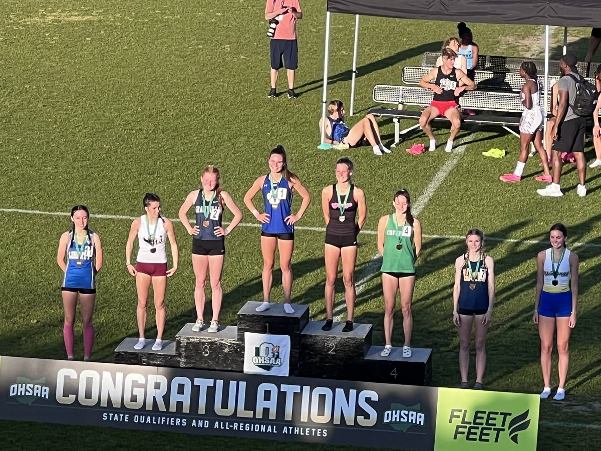 OOHSTandF's tweet photo. Freshman @brooke_chapman4 with a huge PR and School Record 2:12.81 to advance to State with a 2nd place finish! Congrats! https://t.co/Ctx02QImla