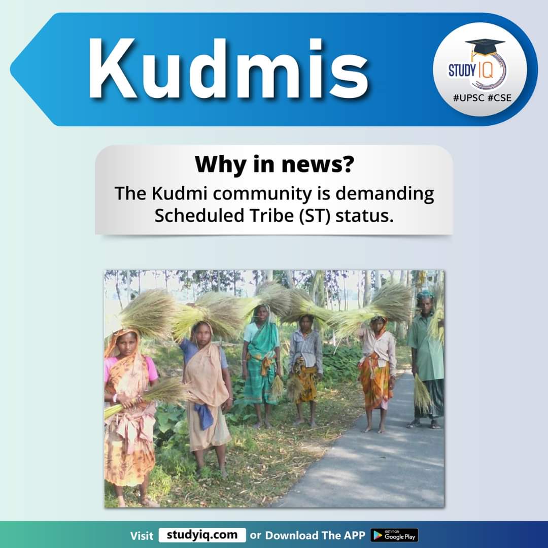 TheKudmiTimes's tweet photo. Bring back our identity.
#kudmi #scheduledtribe #kudmiscommunity #agriculture #junglemahal #chotanagpur #westbengal #jharkhand #odisha #Assam #aboriginalcommunity #KudmiWantJustification #geographicalisolation #UPSC
@studyiq @studyiqiashindi @rashtrapatibhvn @MamataOfficial https://t.co/ZUmsZbRfmI