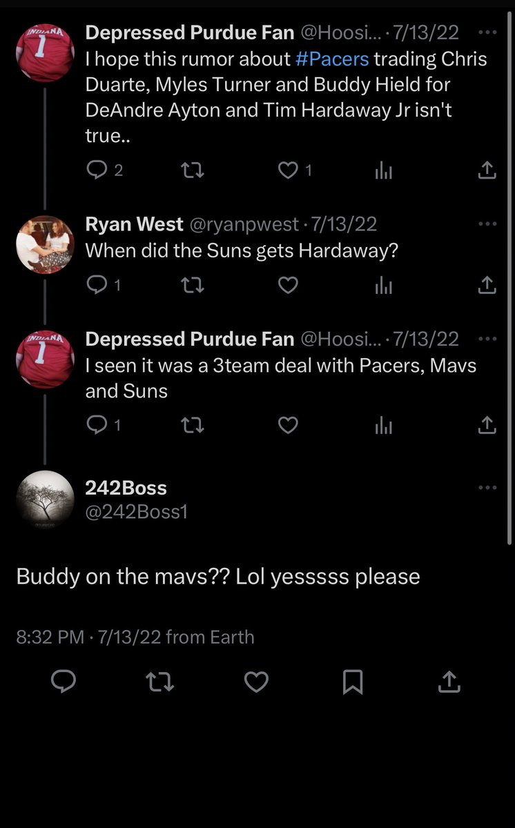 Mavs_FFL's tweet photo. Obviously this account isn’t confirmed to be Buddy but it makes you think https://t.co/EuYikWagFs