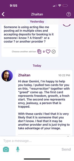 I asked 3 different psychics the same question #fortunica https://t.co/bAJt32PS0b<a href="/tag/fortunica"class="tags"><span>#fortunica</span></a>