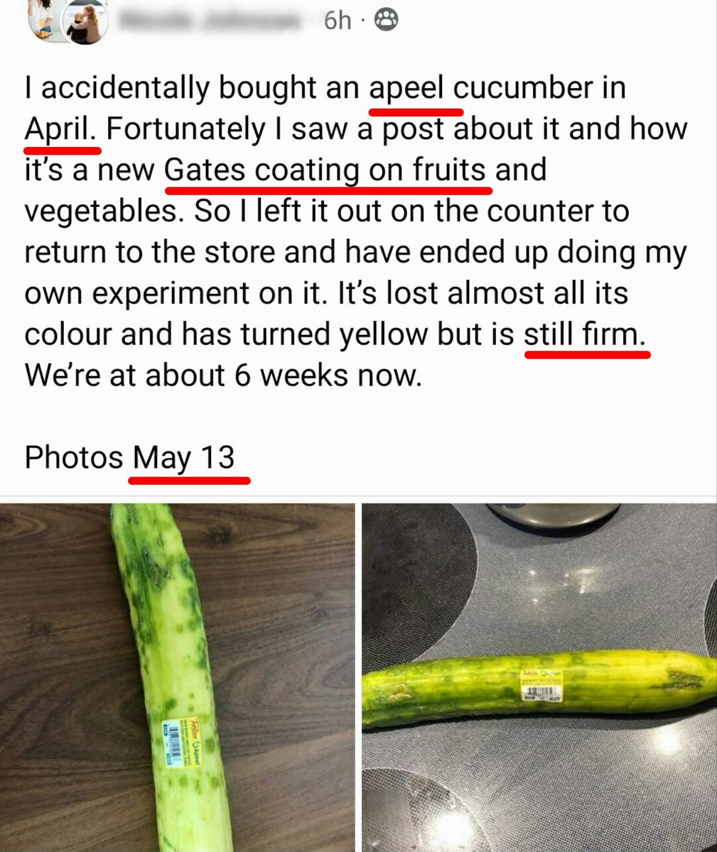 🚨 Bill Gates' new "Apeel" coating is turning fresh food into plastic McDonalds-like crap that never molds! 😳