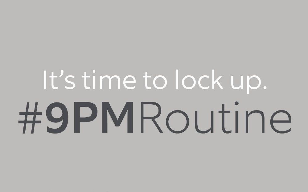 Get after it! #9PMRoutine