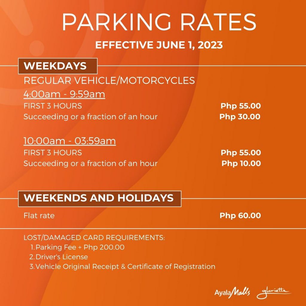 Glorietta On Twitter Parking Rates Have Been Updated HereAtGlorietta glorietta-on-twitter-parking-rates-have-been-updated-hereatglorietta