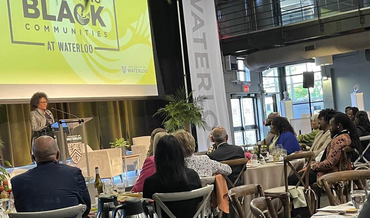 RobnStadelbauer's tweet photo. An excellent evening Celebrating Black Communities at UW!  What powerful words, beautiful energy, and pure love in the room.  Big changes have happened and more incredible action underway! Miigwech to @DrCSTaylor and team for an inspiring and moving evening. https://t.co/UjlHtgPXL1