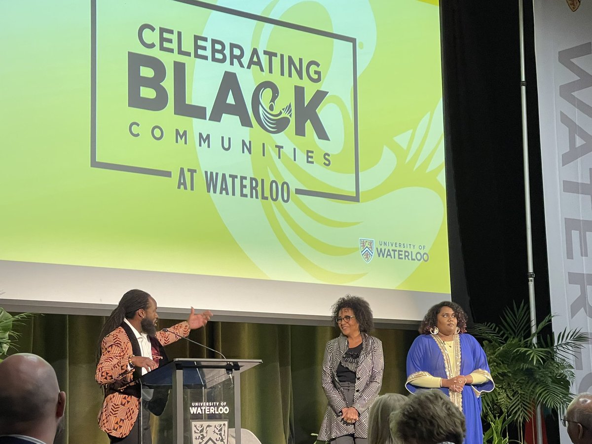 RobnStadelbauer's tweet photo. An excellent evening Celebrating Black Communities at UW!  What powerful words, beautiful energy, and pure love in the room.  Big changes have happened and more incredible action underway! Miigwech to @DrCSTaylor and team for an inspiring and moving evening. https://t.co/UjlHtgPXL1