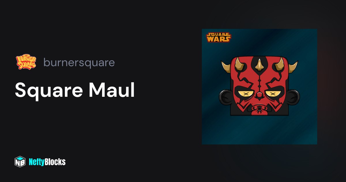 BurnerSquare's tweet photo. 22 hours to the launch of SQUARE MAUL.
Do not miss it.
https://t.co/RQiHPYQFpb
Every Square has a gift.
Telegram Group: https://t.co/lS8Wtywb2J https://t.co/RXLg4Pajh7
