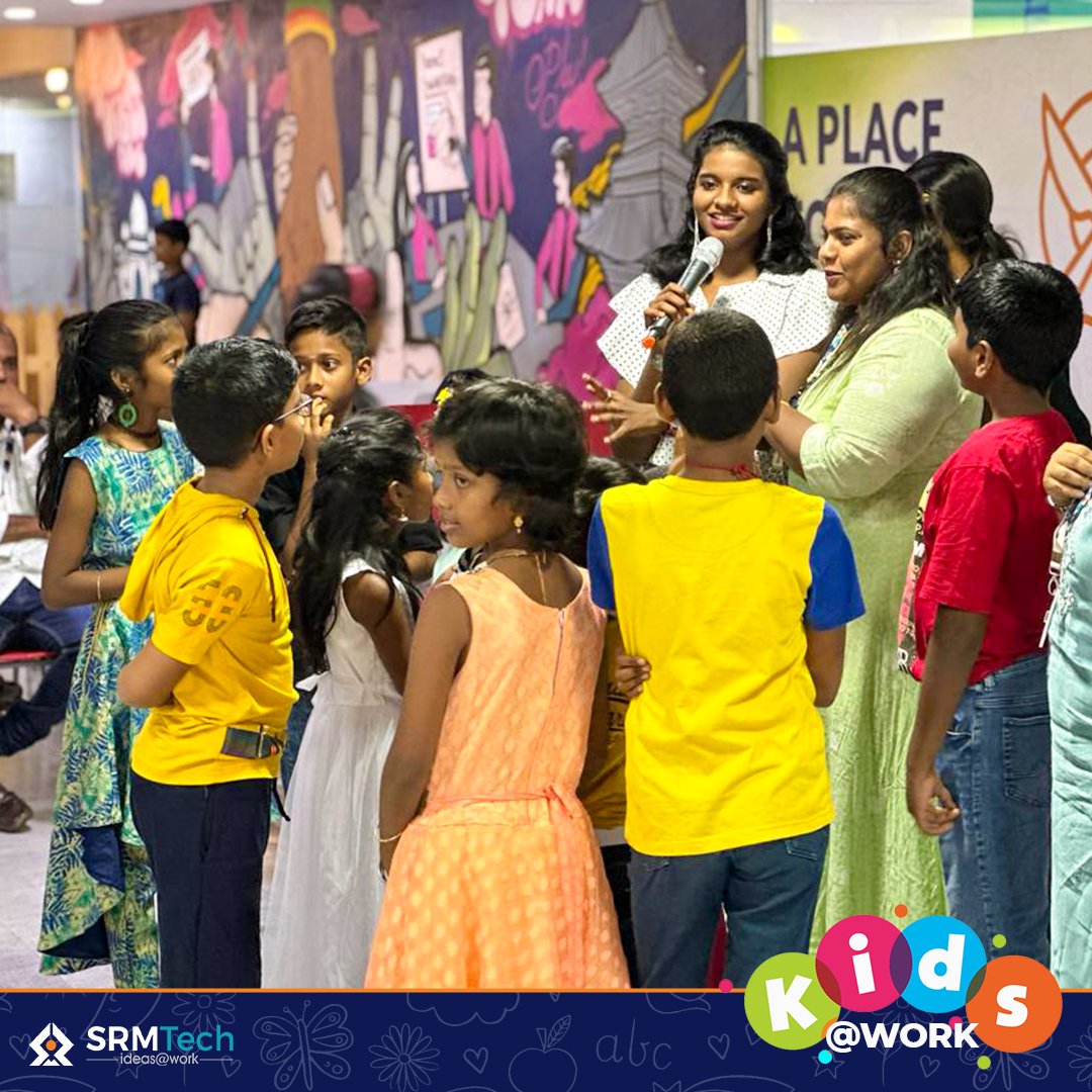 SRMTechOfficial's tweet photo. At SRMTech, This Friday was just about bringing these little explorers to our office for a day of imagination, fun, and endless giggles. 😍

Their natural curiosity, positive energy and innocence are quite unmatchable, isn't it?

#KidsAtSRMTech #KidsAtWork #SRMTech https://t.co/JAqg38S3Yf