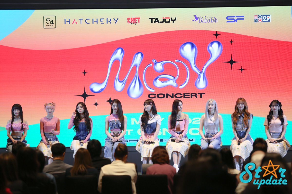 webstarupdate's tweet photo. 9 สาว #Kep1er เผยเตรียมโชว์มาฝากแฟนๆแบบจัดเต็มแน่นอน ฝากทุกๆคนเชียร์ด้วยนะคะ
#MAYCONCERT2023 https://t.co/cbD6lX0ZoP