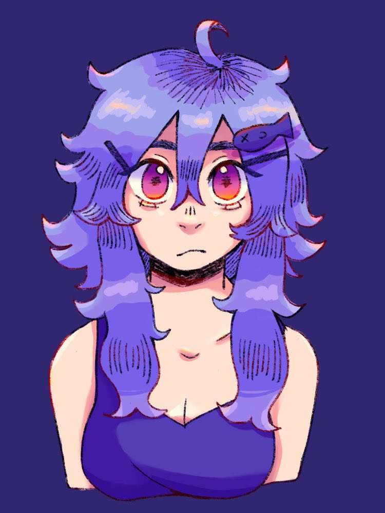 MoonjellyMarket's tweet photo. A doodle of a girl with a fish clip!
#aestheticart #animegirl #animeart #digitalart #art #drawing #procreate https://t.co/Ykde3G7Dz3