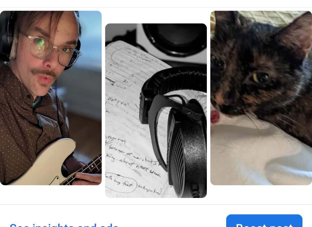 1. Recording bass w/dumb face 
2. Sloppy lyrics. I write quickly and edit like a madman as the ideas flow
3. Dinah
#bass #recording #fenderbass #avantone #songwriter #oodles #chicagomusic