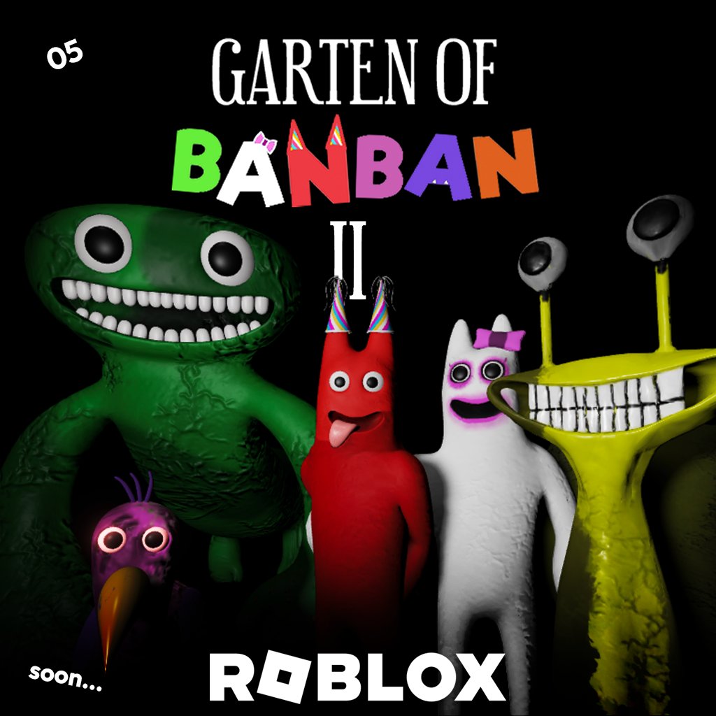 When will Garten of Banban 2 be released in Roblox + Banban Garden 3 