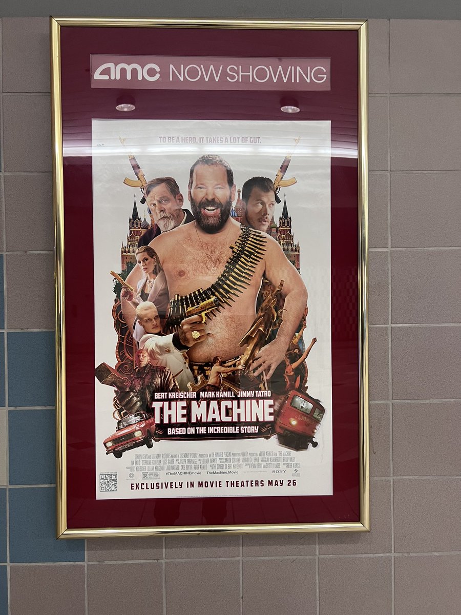 Jesspat2013's tweet photo. The Machine is HANDS DOWN the best movie of the year!!! There was absolutely no way I miss missing opening night of this movie and I wasn’t disappointed! 
@bertkreischer https://t.co/JGcqI82hUl
