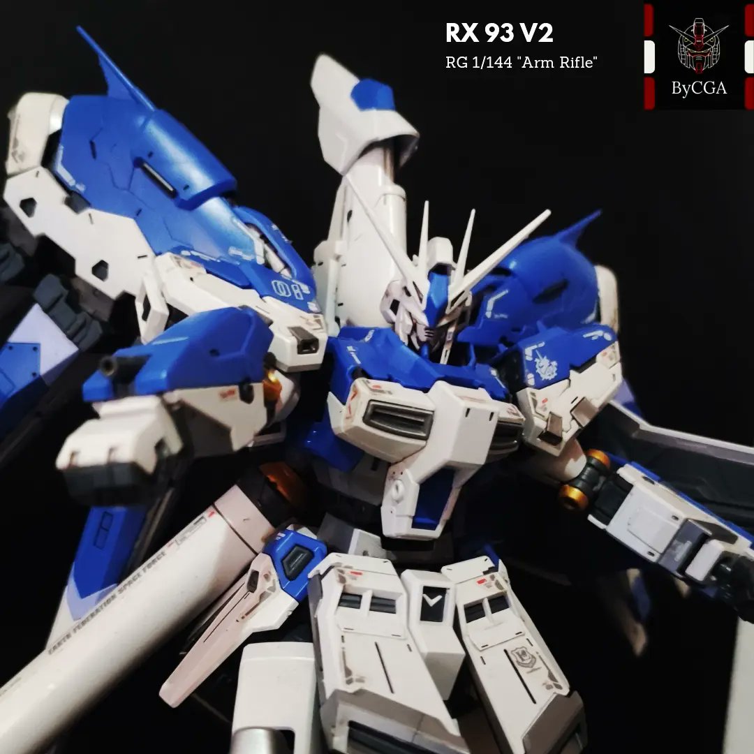awc_ga's tweet photo. Lock and load with the Arm Rifle! 🔫🔥 #Bandai #Gundam #RG #Rx93v2 #ガンプラ好きと繋がりたい #ガンプラ好きな人と繋がりたい https://t.co/RIZxgUX6NA