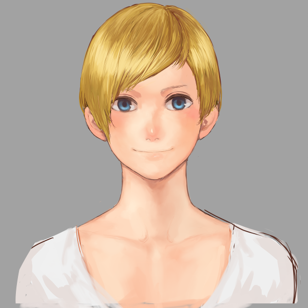 「kao2.2」|柑橘マンのイラスト