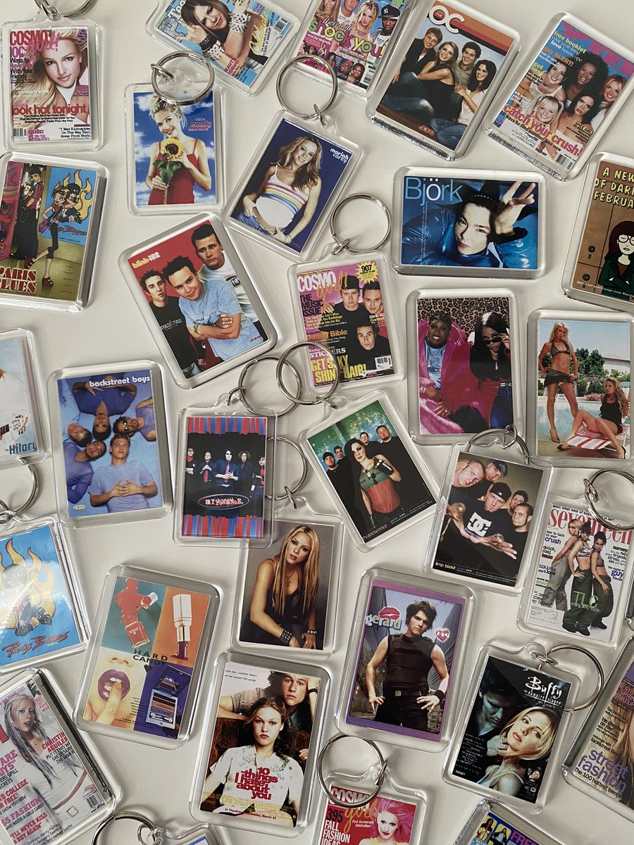 Y2K MAGAZINES on Twitter "new and keychains being added to the