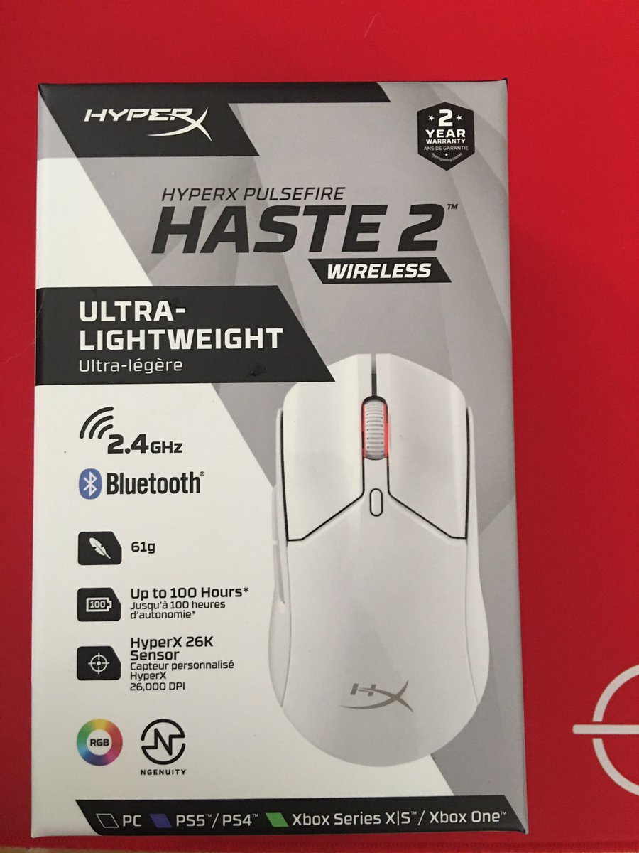 HyperX Pulsefire Haste 2きた