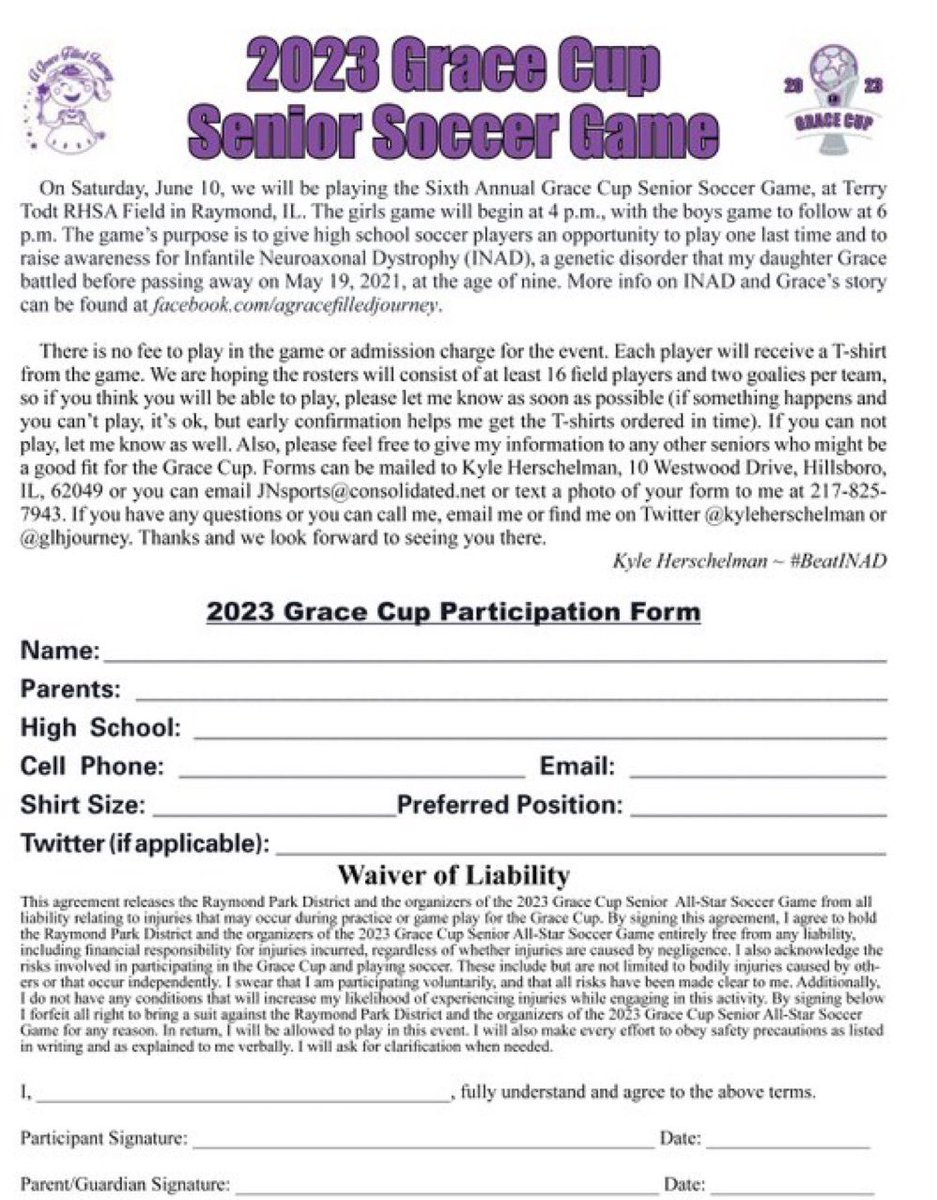 We are happy to add Hillsboro’s Sally Mattson and Pana’s Jenna Hadowsky to this year’s Grace Cup roster. if anyone is worried it’s too late to sign up, it’s not. This is a labor of love and we will always welcome additional players.