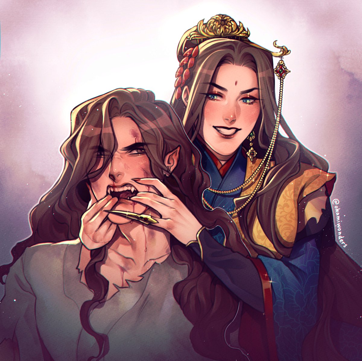 Hello, twitter! Long time no see! I'd like to say I'm still alive, life has just been very demanding 😂

I had the honour of working with @viceforgotten for the @BingqiuMinibang! If you like Bingjiu, please go read her amazing fic! ♥

#BQRMB2023 #svsss #bingqiu