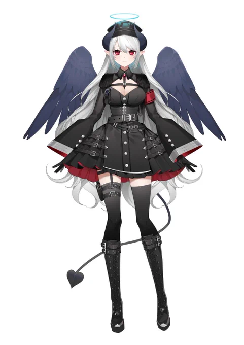 【 work 】  エクプロ所属 あくまメリルさん( )の新しいお姿をお手伝いさせて頂きました!よろしくお願い致します。  #あくまメリル #あくまメリル新Live2D