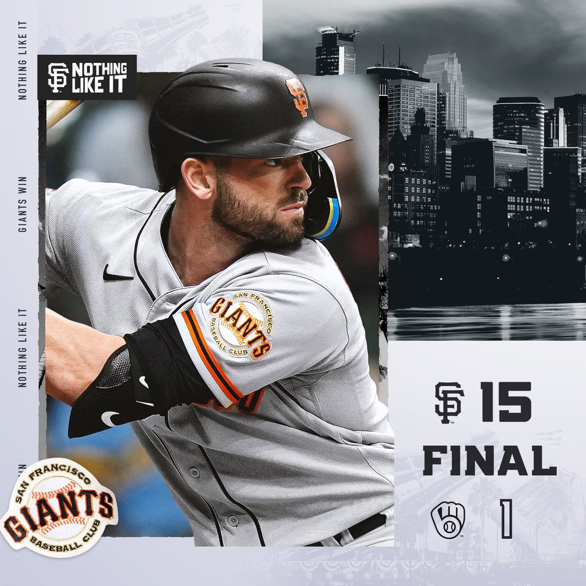 SFGiants's tweet image. Big win in Wisconsin