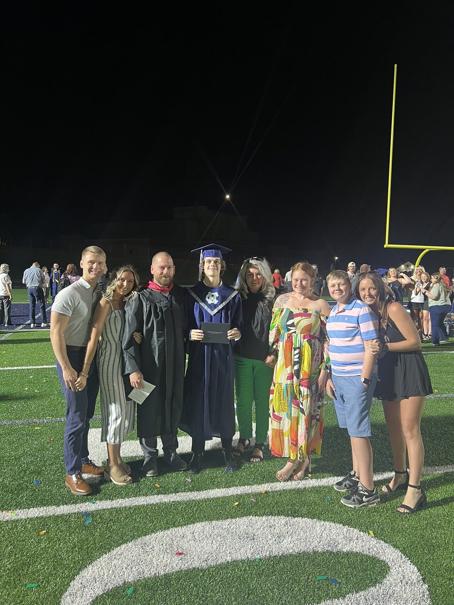 So proud of Dawson for graduating tonight. He has had a tough year, but he stayed the course and got it done. He is my hero and I love him so much. You are going to do big things DBae.❤️❤️❤️ #gobegreat