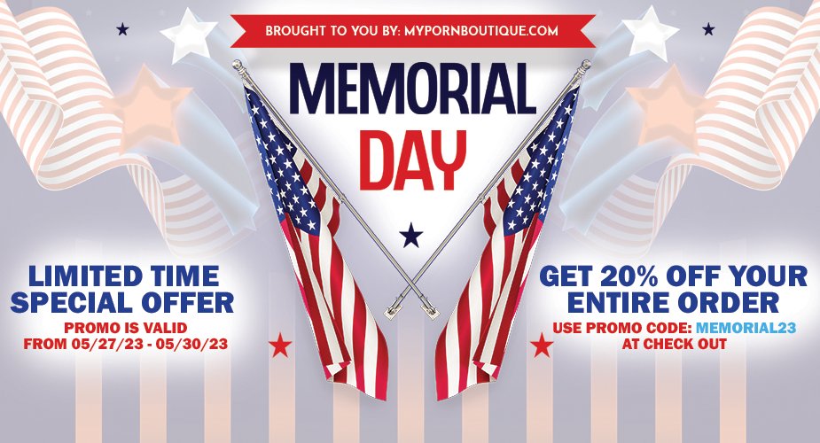 This Memorial Day comes with a discount offer from my store. Buy anything and get 20% off on all items. Use the code MEMORIAL23 at checkout. Offer valid from 05/27/2023 to 05/30/2023