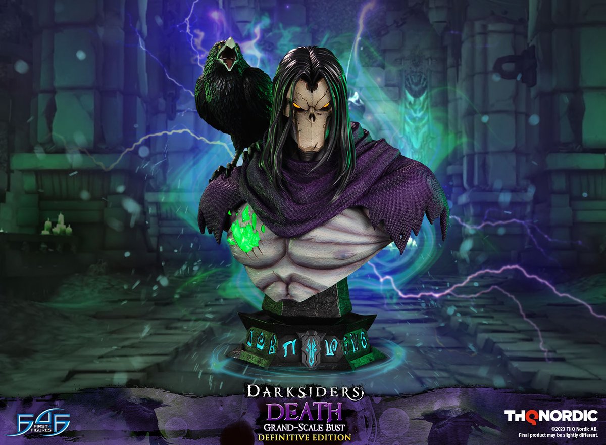 PREORDERS NOW OPEN!

Spot Darksiders - Death Grand Scale Bust Definitive Edition! Expand your Darksiders collection today!

EARLY BIRD OFFER - place your orders before 19th June 2023!
f4f.group/DDeathGSB

Rules to the giveaway: f4f.fans/GDDeathGSB

@darksiders @THQNordic