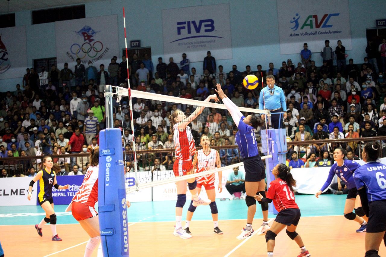 Asian Volleyball Confederation on Twitter "India, Kazakhstan set up