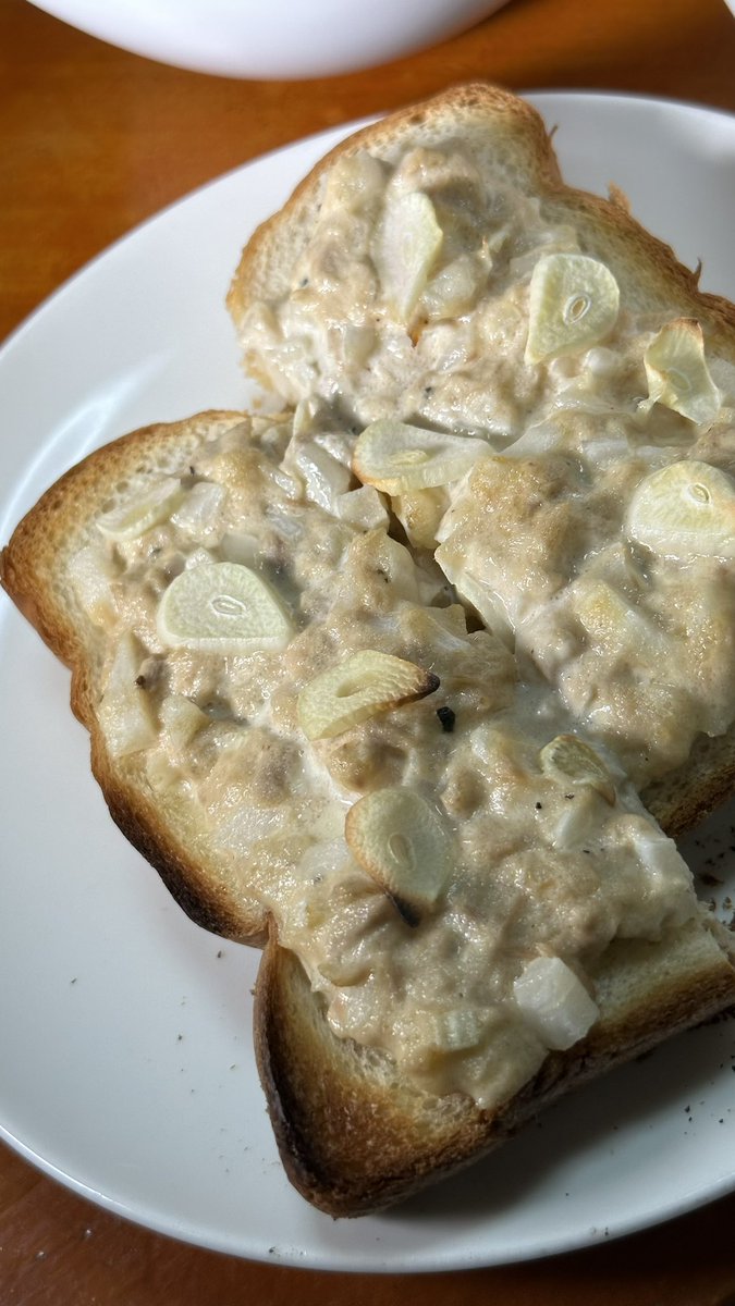 kj_yama_san's tweet photo. Breakfast #Tuna mayonnaise #Garlic #Toast #Wacamole #Kuzu vegetable soup
朝ごはん #ツナマヨ #ガーリック #トースト #ワカモーレ #くず野菜スープ https://t.co/uS0j9rAdZk