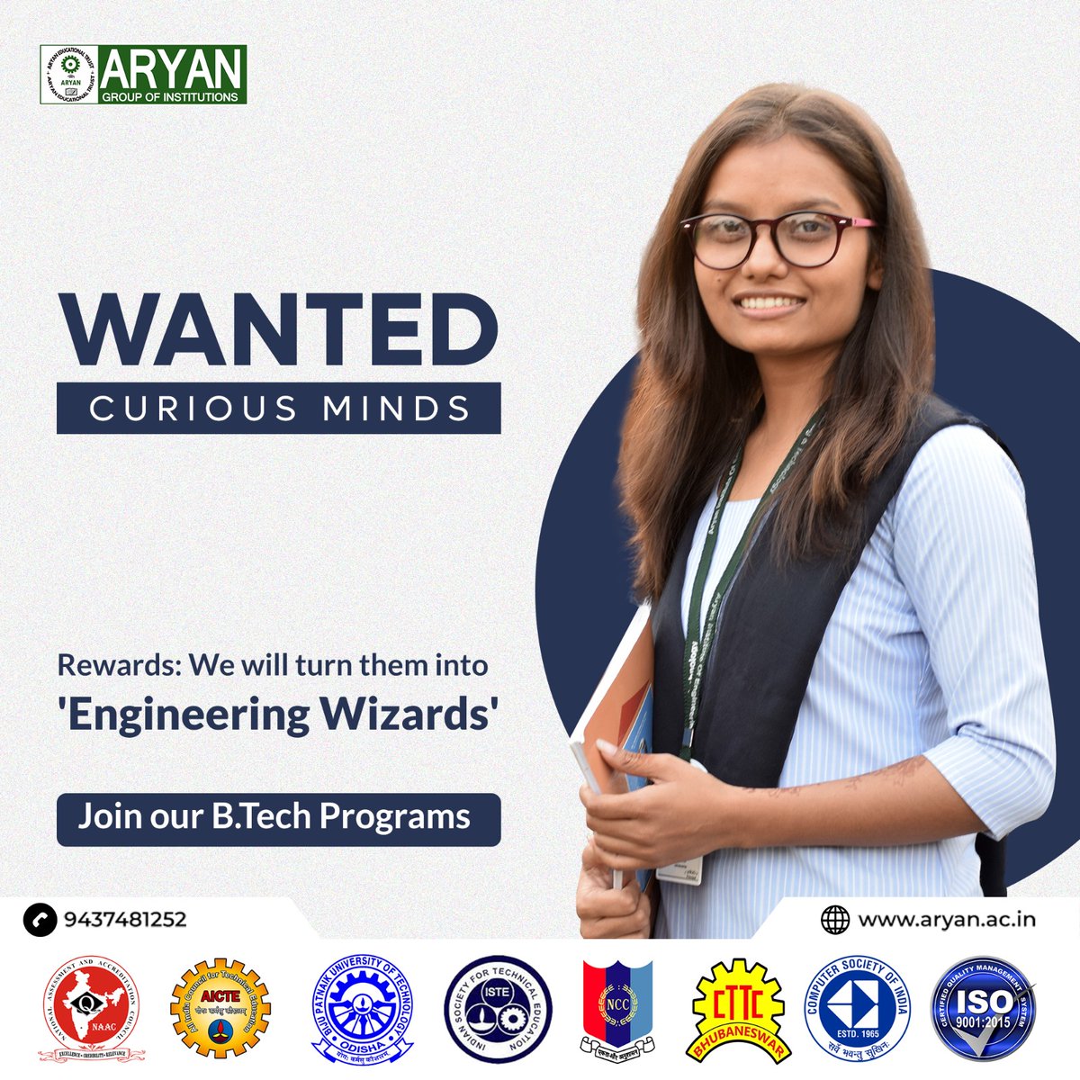 Gear up for success with Aryan Institute's industry-aligned curriculum. Gain practical skills through internships, workshops, and real-world projects.

#aryan #engineering #industry #students