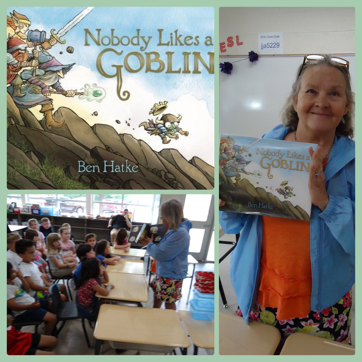fmteducare's tweet photo. Ms. Mary from JCPL read NOBODY LIKES A GOBLIN to our Middles & Littles π©Ά & they made goblin masks #MoreGoblins @BenHatke #ThankYouMsMary β€οΈ #ReadToUs π #WeLoveBooks #WeMadeHerAPresent π #AndThrewHerAParty πβ€οΈ #WeLoveYou #JCPLOutreach @JCPublicLibrary https://t.co/YRGM1x8fiW