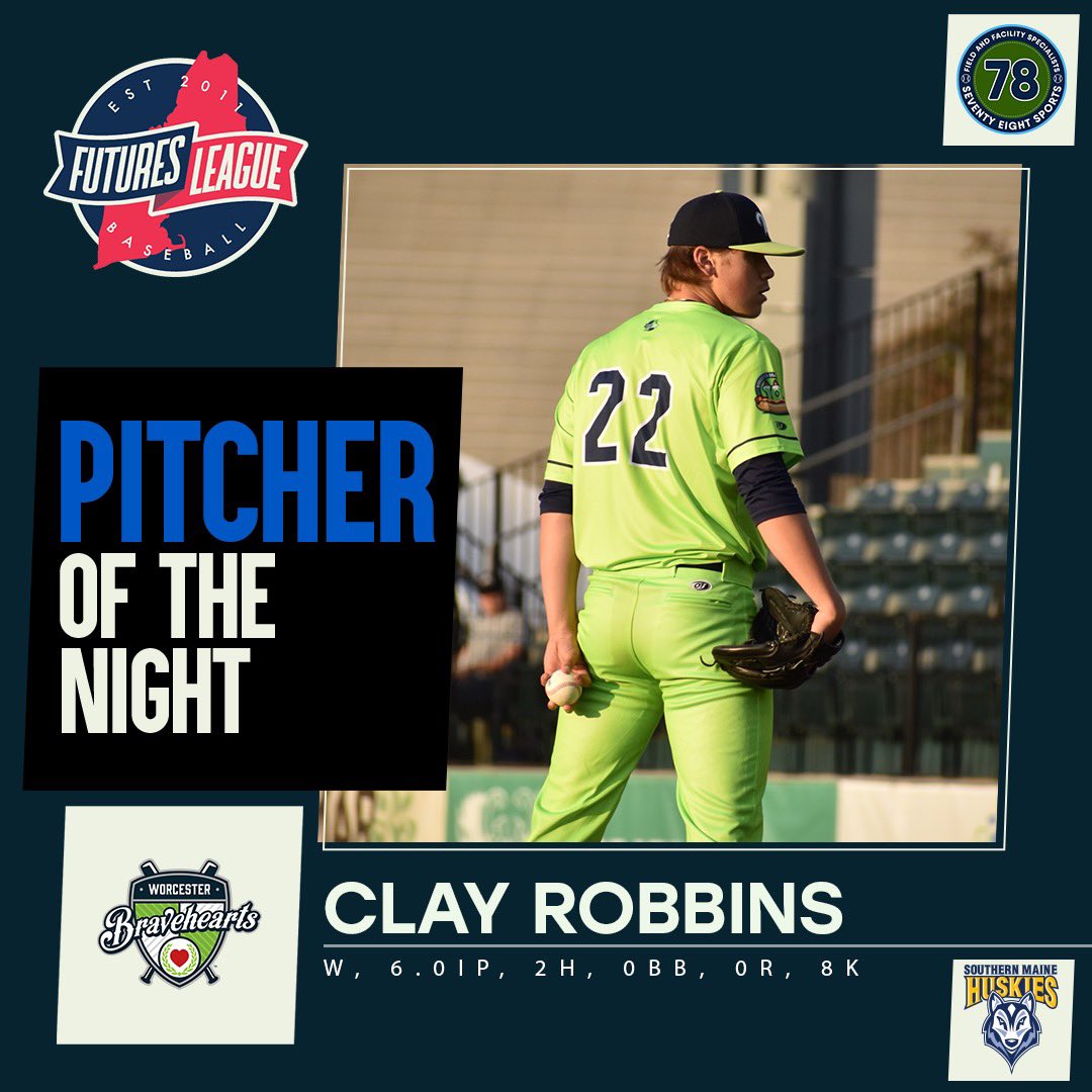 First Friday honors of the summer!

▪️ <a href="/Plakata/">aa</a> Player of the Night Freddy Forgione went 3-for-5 with a two-run 💣 as the #Bees🐝 stayed perfect

▪️ 78 Sports Pitcher of the Night Clay Robbins dealt six shutout innings in his #WooBall💚 season debut

#FuturesLeague