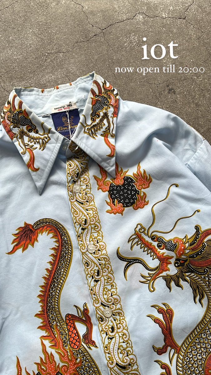 iot_tokyo's tweet photo. 5/27(Sat.)

iot open 12:00-20:00

天気の良い休日☀️
夏物を揃えて本日もお待ちしております。

▽online store▽ 
https://t.co/1IZf8tO1VS https://t.co/PUuvo9sFYk