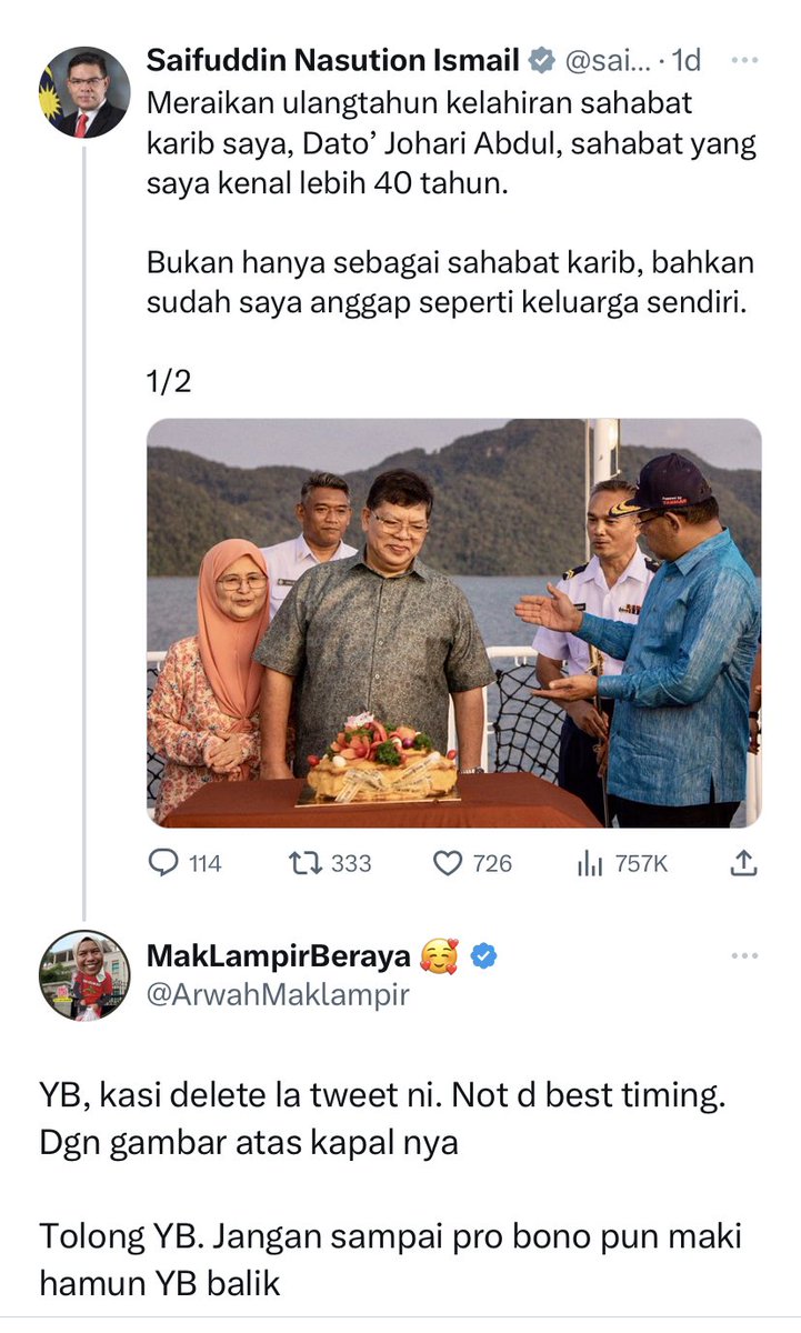 TEGURAN 

🛑 Org lain ada pandangan masing2. Kak Zu ada pandangan kak Zu. Kalau kak Zu khilaf, maki kan je. Tapi kalau baik, mohon pesan2 bukan takat kpd 2 menteri PKR ni saje, tapi pada semua, dari menteri sampailah ke staff3 menteri

✅ Menteri ada 3 fasa “optik”. Fasa 1