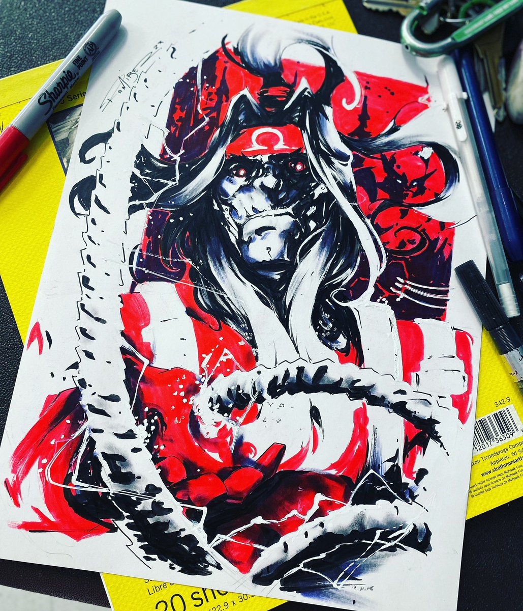 MandoRam21's tweet image. Commission 

#omegared #xmen #MarvelComics #Marvel #art #inks #artist #mutant #90s #jimlee #comics #comicbooks