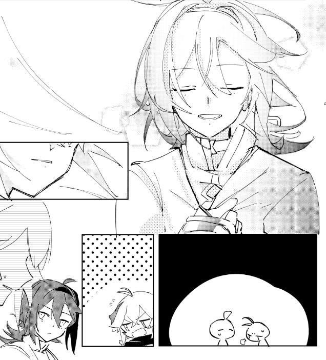 btw im almost done with this comic