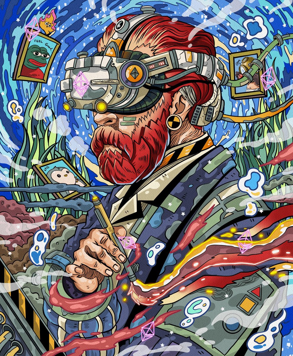 Gm. Have a good wkend frens! 💙

Art by <a href="/janrayab/">The Art District'86</a>