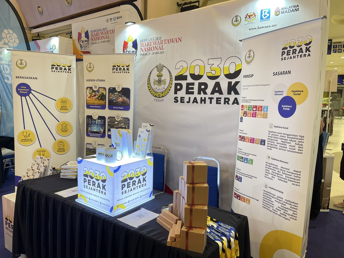 Moh temui team Perak Sejahtera 2030 yang berada di Mini Karnival sempena Hari Wartawan Nasional 2023 (HAWANA 2023)

📍Concourse 2, Mydin Meru Ipoh
🗓️ 27 - 28 Mei 2023
⏰ 10am-6pm

Ketahui dengan lebih lanjut tentang pelan Perak Sejahtera 2030 di reruai kami.

#PerakSejahtera2030