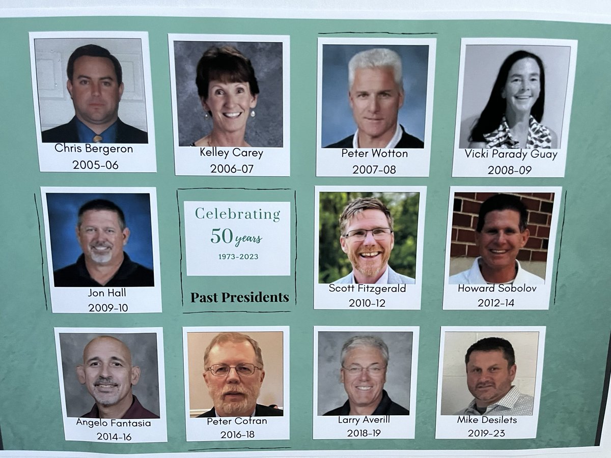 Hail to all of our Past Presidents who took this association from its infancy to what it is today. We have appreciated their leadership and the legacy they have left for those who followed. #celebrating50years
1/2