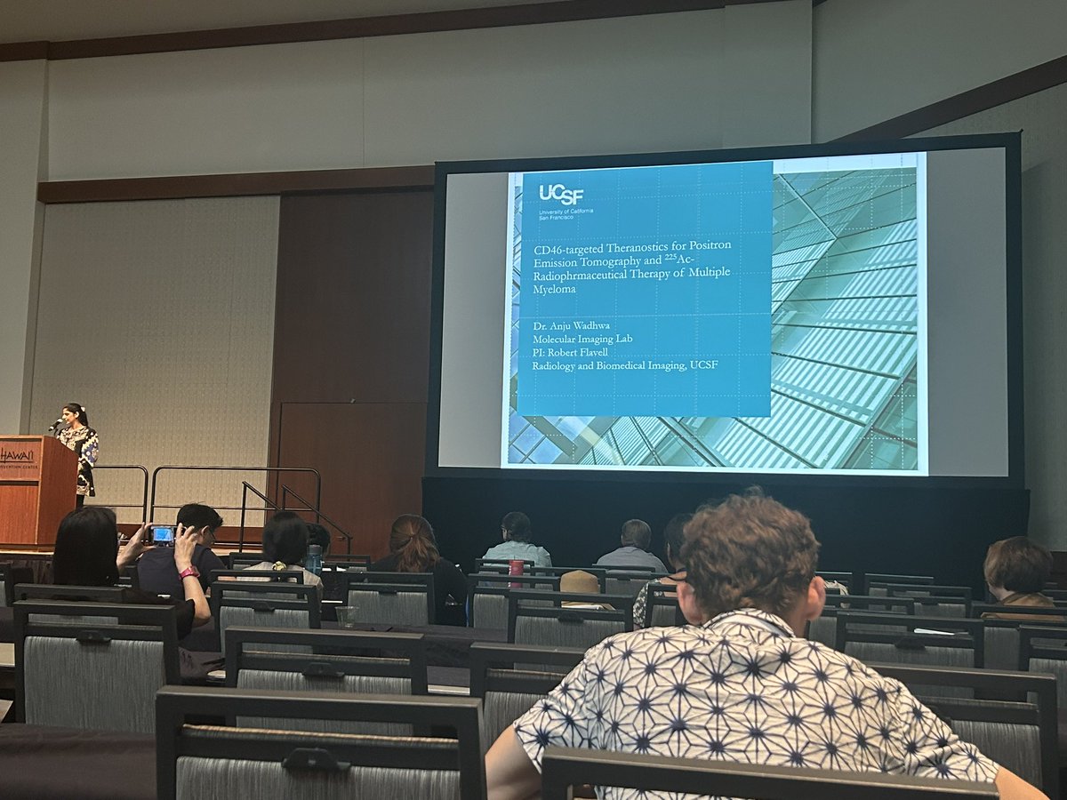 Great presentation by Anju Wadhwa on the development of CD46 targeted theranostics in multiple myeloma at #isrs2023! Looking forward to translating the methods she has developed into the clinic.