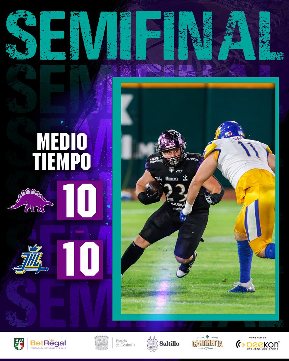 Gran juego el que se disputa en Saltillo… digno de #playoffs 
#DinosDelNorte