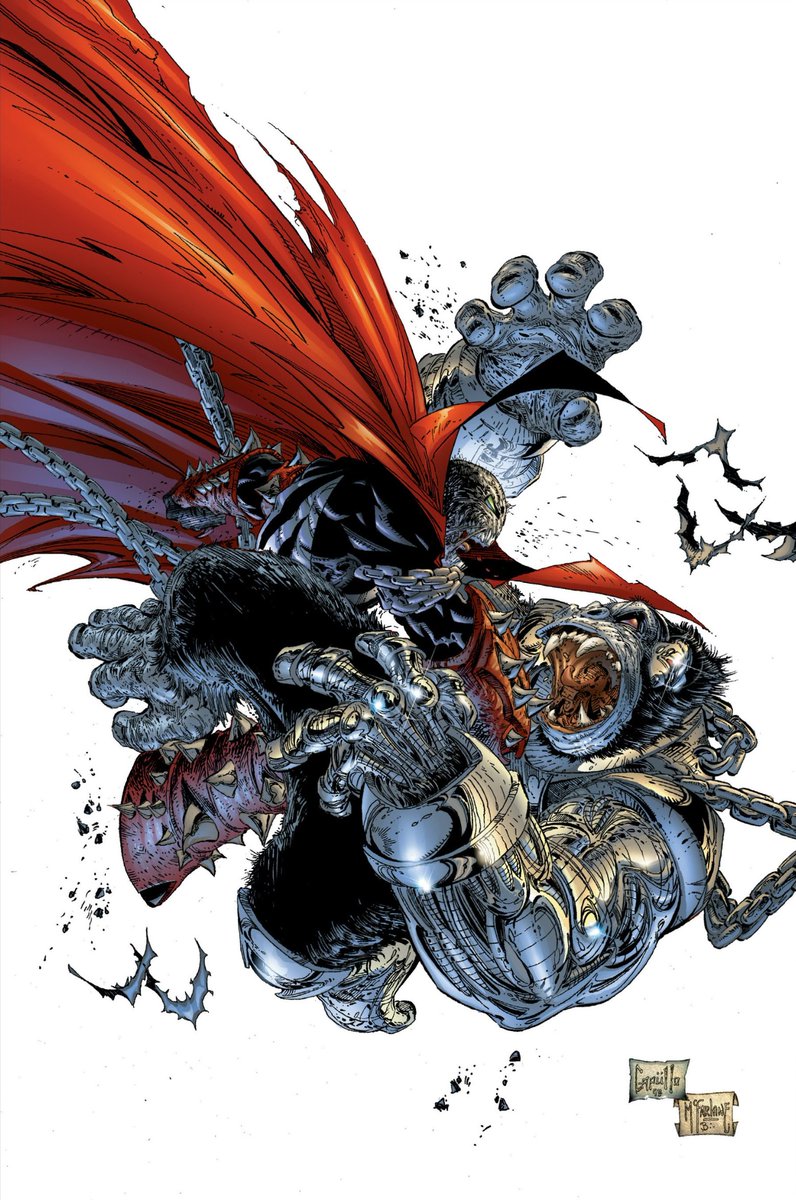 SpawnArchive's tweet image. The cover of Spawn #57. Art by @GregCapullo
#Spawn