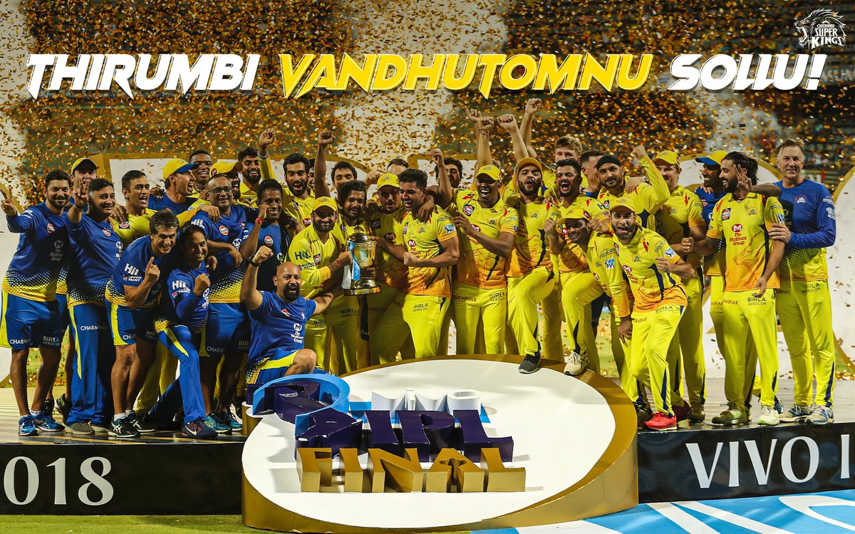 The return of the pride made special with the third time charm! 🥳

#WhistlePodu #AndhaNaalGnyabagam 🦁💛