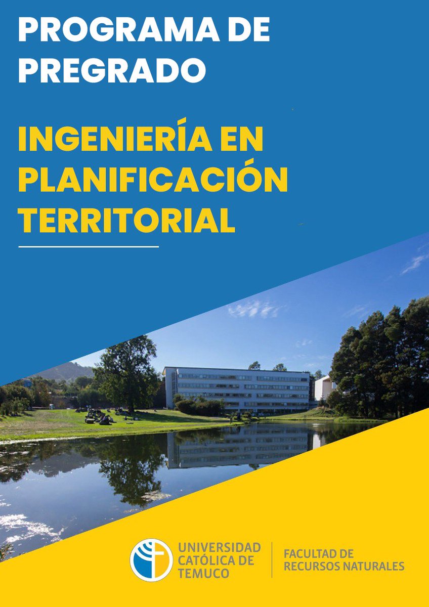 INGENIERÍA EN PLANIFICACIÓN TERRITORIAL. Nueva carrera de Pregrado de la <a href="/UC_Temuco/">UC Temuco</a> admisión 2024. Se une al Magister en Planificación y Gestión Territorial <a href="/mpygt/">MPyGT_UCTemuco</a> y al Doctorado en Planificación Territorial y Sustentabilidad <a href="/doctorado_ptys/">Doc en Planificación Territorial y Sustentabilidad</a> Innovador aporte regional <a href="/LPT_UCT/">LPT UCTemuco</a>