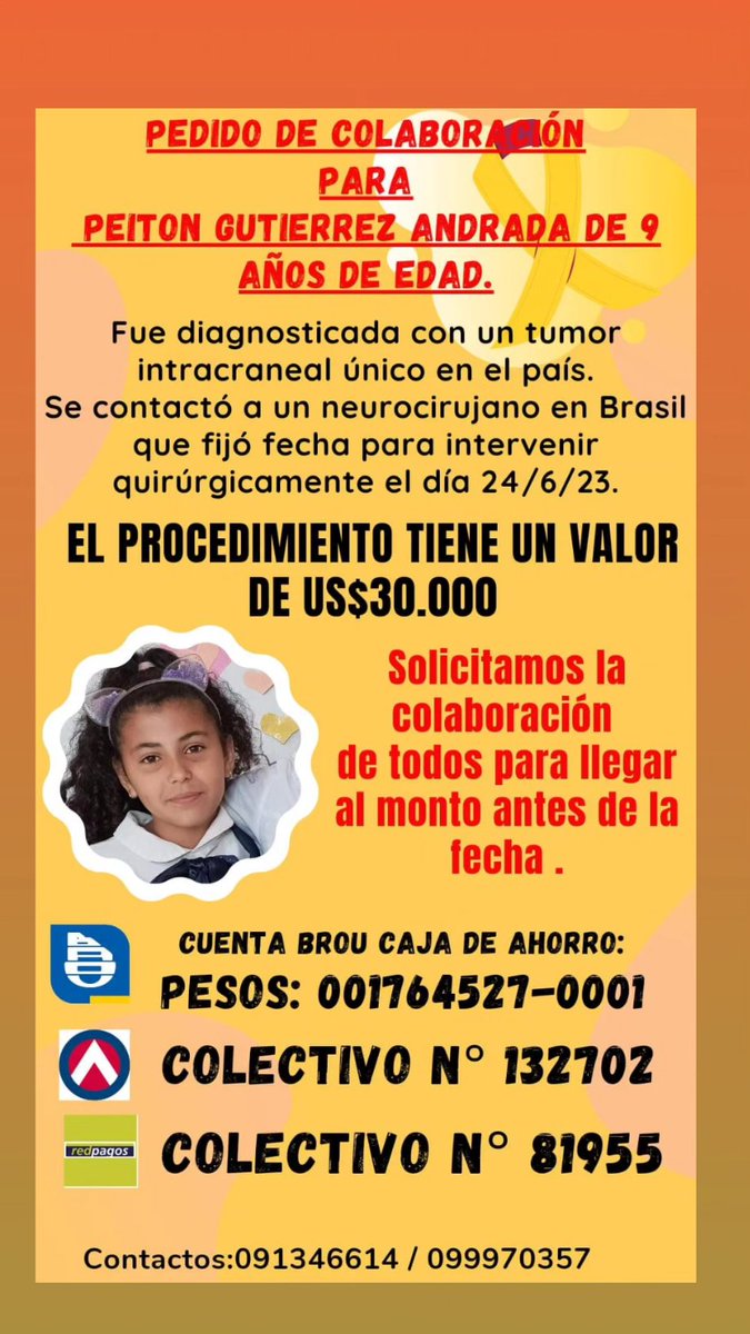 La historia de Peiton una niña de Cerro Chato que necesita ayuda❤️
<a href="/ObservadorUY/">El Observador Uruguay</a>